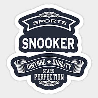 The Snooker Sticker